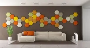 Painel acústico decorativo para parede